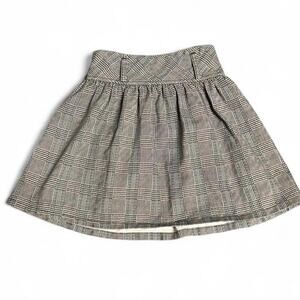 Vintage handmade hand sewn plaid little girls skirt size 4t
